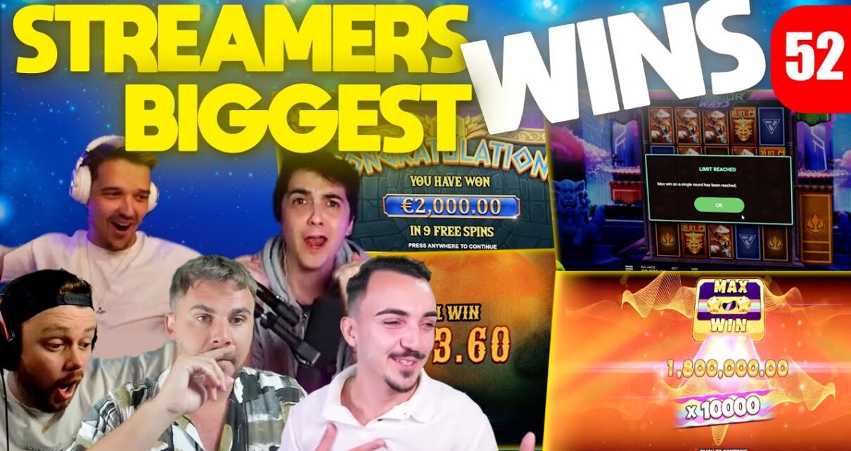 NEW TOP 5 STREAMERS BIGGEST WINS/2023