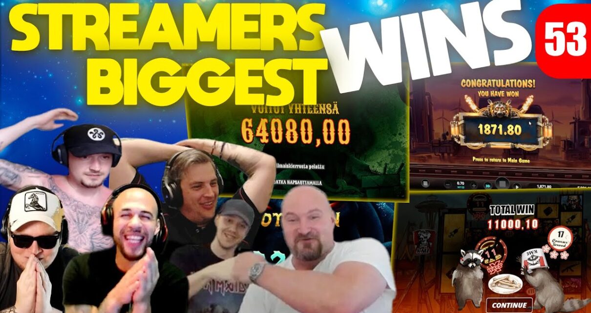NEW TOP 5 STREAMERS BIGGEST WINS/2023