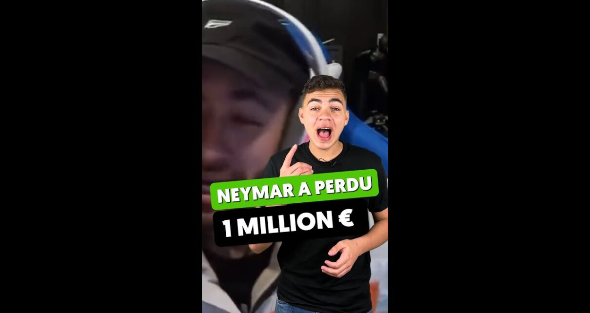 Neymar a perdu 1 meg d’euros au casino en ligne sur Twitch ?? !#neymar #live #money #shortsvideo