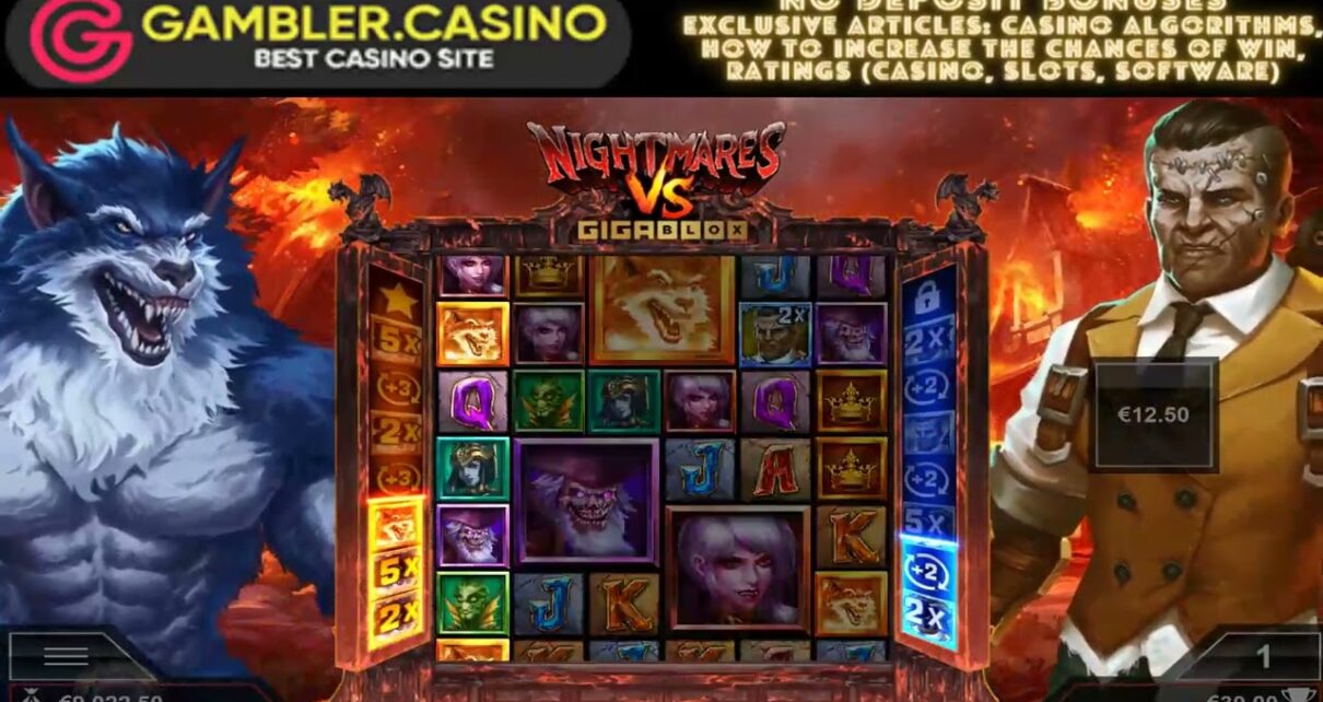 Nightmares VS GigaBlox™ - online casino slot from Yggdrasil 🏆 Max Win X7353 ⚠️ Verdict 4 out of 10