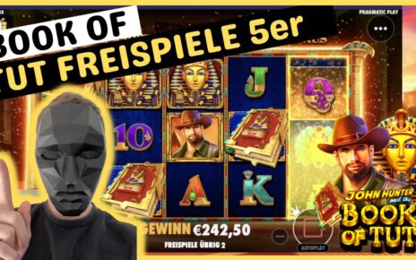 Online Casino Deutsch | John Hunter & the Book of Tut Freispiele auf 5€