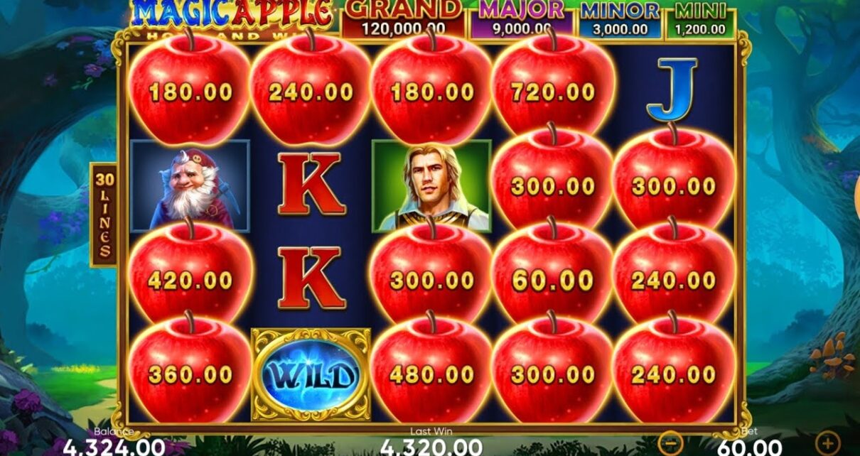 Online casino big jackpot winning magic apple