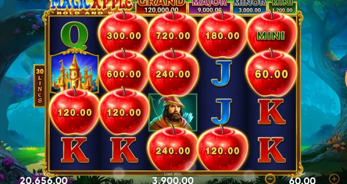 Online casino game magic apple jackpot win