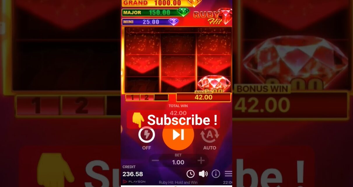 Ruby Hit bunos game!! BNG Slot!