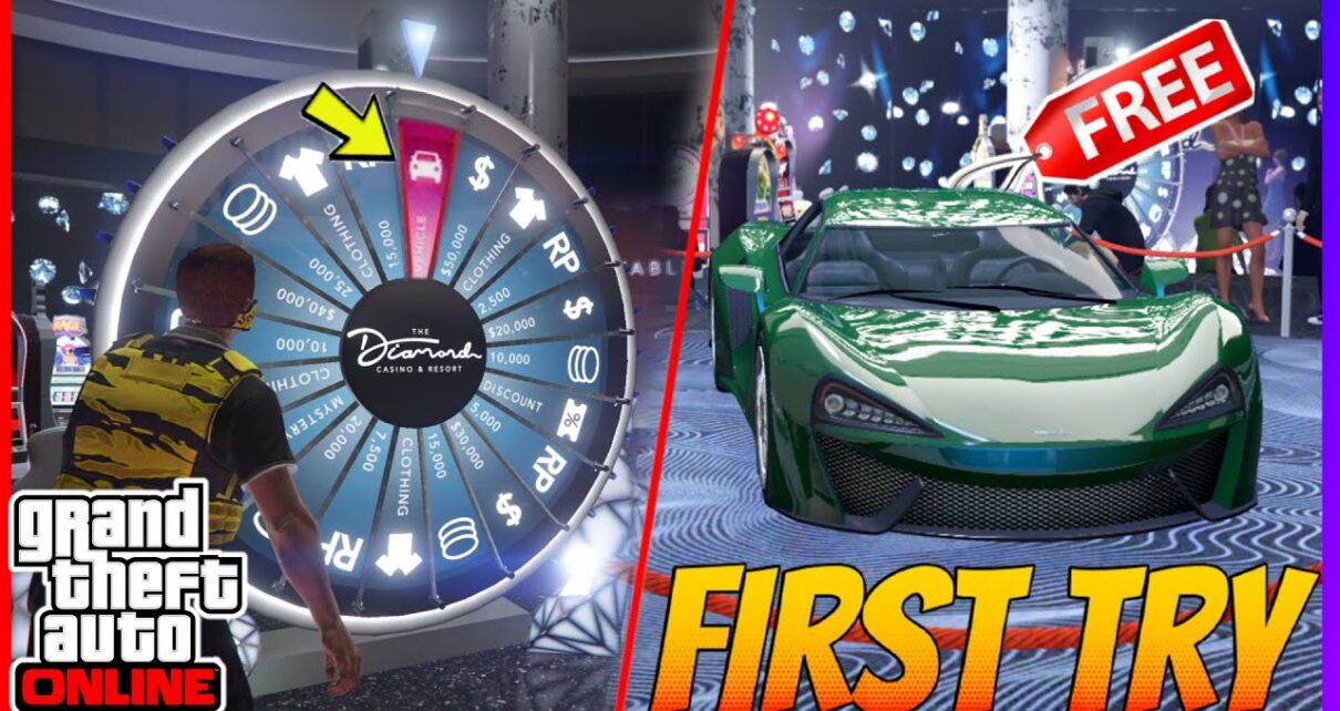 *SIMPLE* HOW TO WIN THE PODIUM CAR EVERY SINGLE TIME IN GTA 5 ONLINE 2023| LUCKY PODIUM WHEEL METHOD