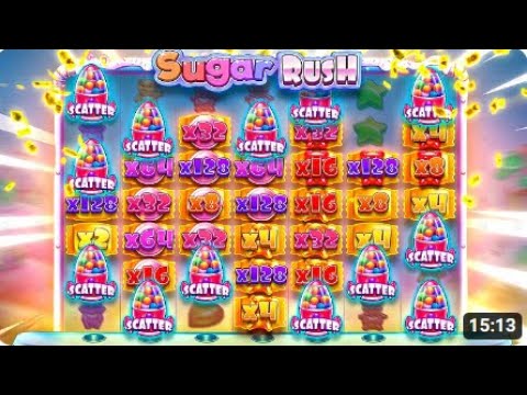 SLOT?SUGAR RUSH?Bu Sugar Rush Efsane Ödedi ?#sugarrush #slot #casino #slotonline #fyp #blackjack