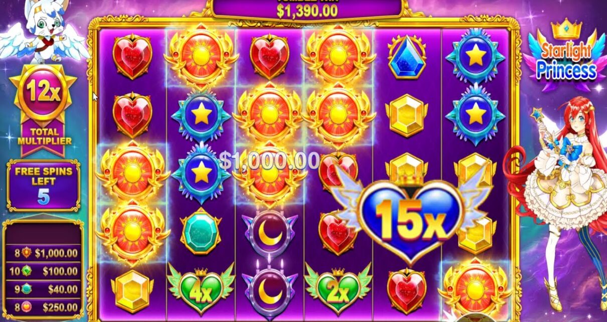 STARLIGHT PRINCESS HIT BEST SIMBOLS WITH 18X MULTIPLIER – BONUS BUY ONLINE CASINO ONLINE SLOT