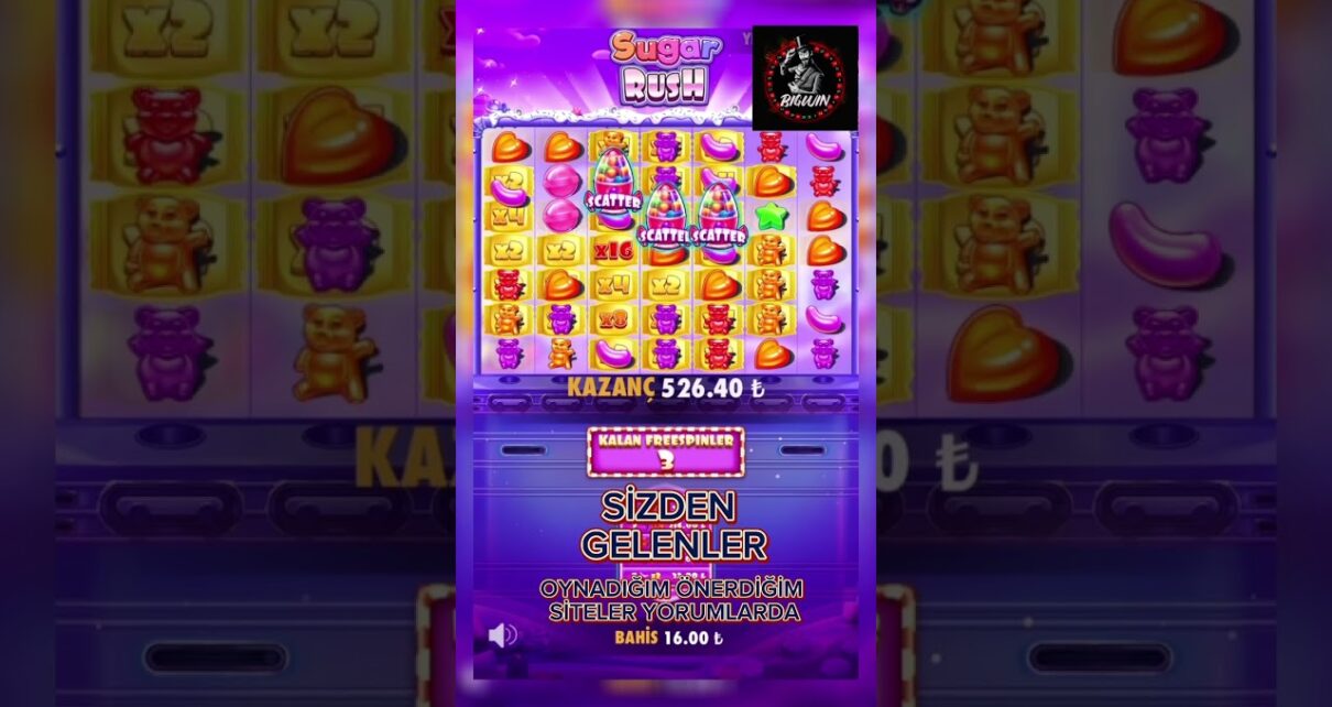 ⭐️SUGAR RUSH⭐️ temiz kazanç (sizden gelenler)