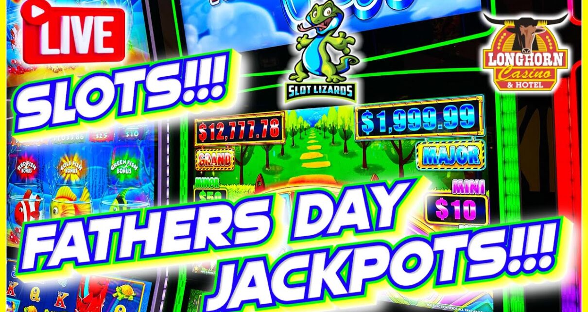 ? SURPRISE LIVE FATHERS DAY SLOTS! LET’S HIT ANOTHER GRAND JACKPOT! Longhorn Casino