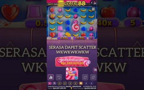 SWEET BONANZA CANDYLAND HARI INI || LIVE CASINO || CASINO INDONESIA || BACCARAT INDONESIA