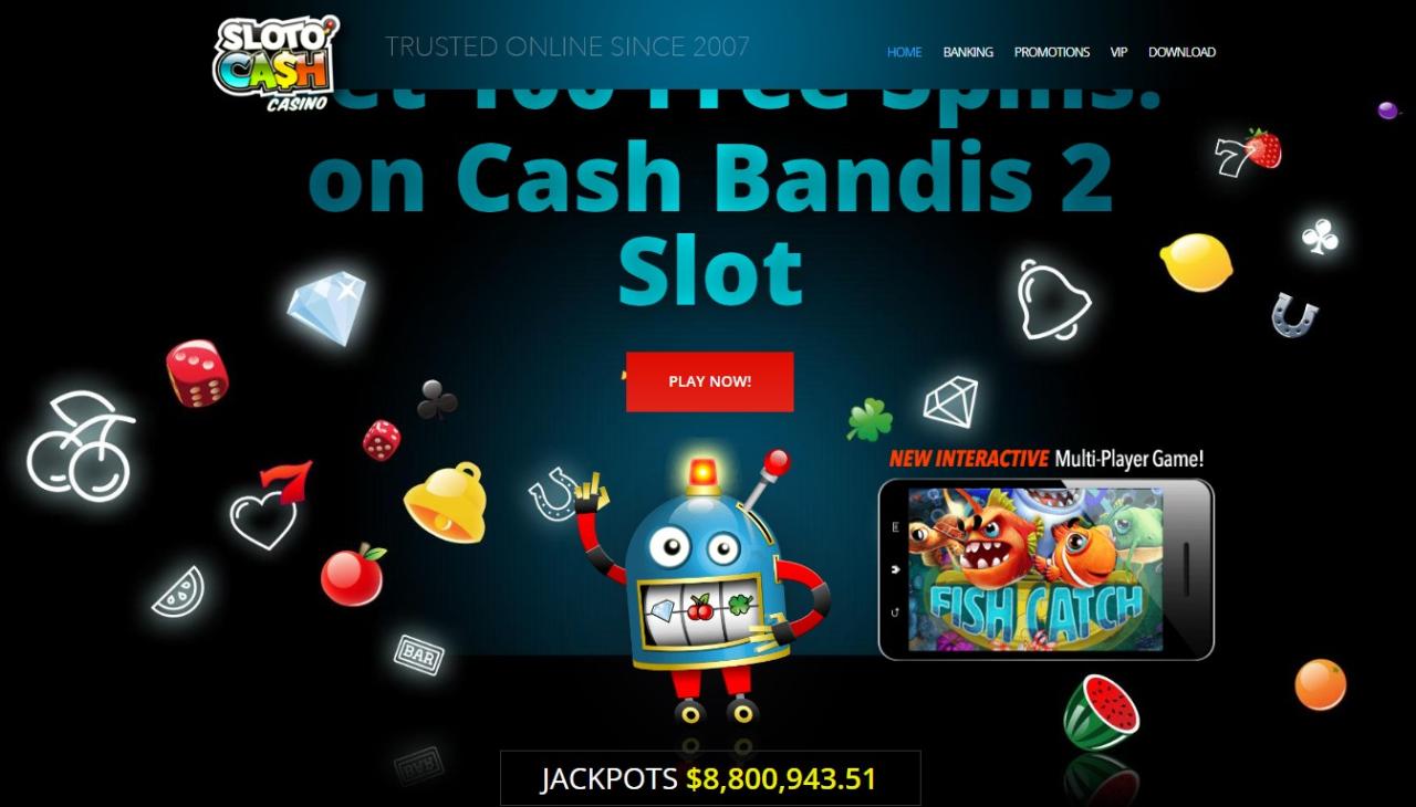 Sloto Cash Casino | CasinoOnline.tf