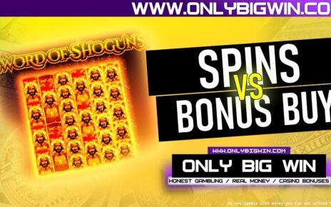 Spins VS. Bonus Buy: Sword Of Shoguns by #thunderkick Online Casino Slot Review and Test