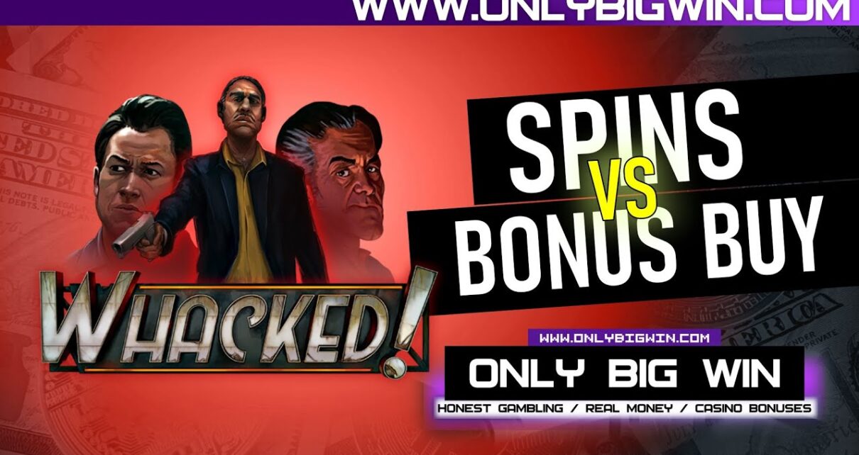 Spins VS. Bonus Buy: Whacked! by #NolimitCity – Online Casino Slot Test