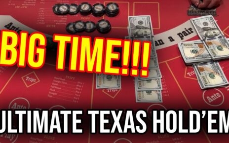 THOUGHT IT WAS OVER AND THEN AN EPIC COMEBACK FOR A HUGE WIN!! LIVE ULTIMATE TEXAS HOLD’EM!!