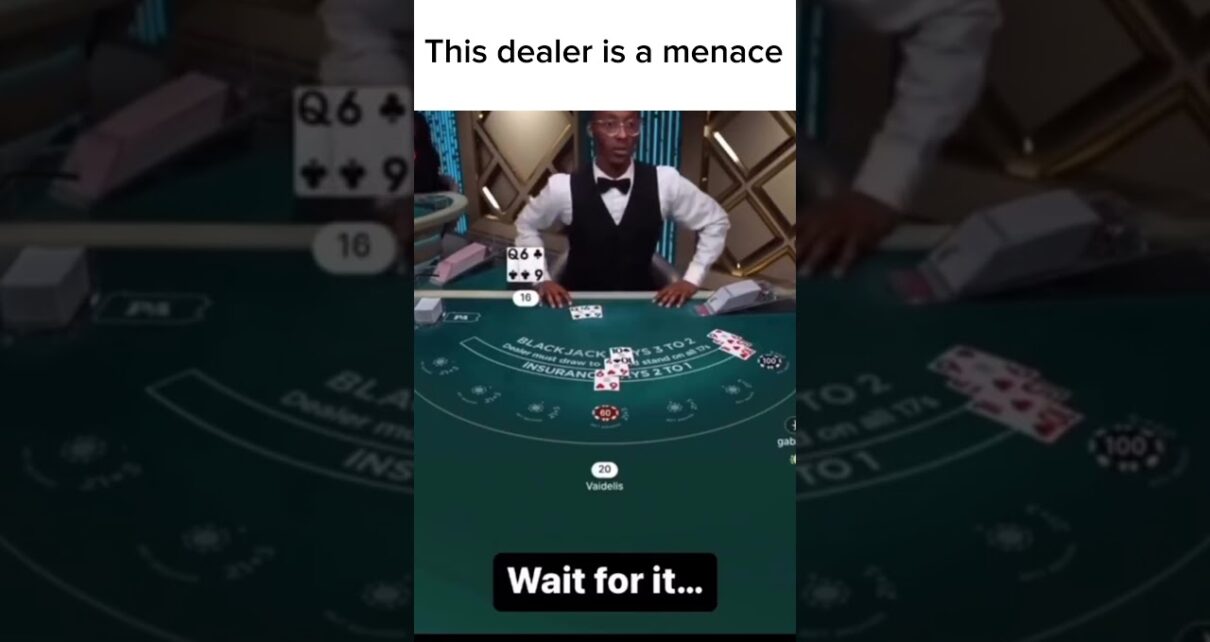 This blackjack dealer called his shot… ONLINE CASINO loses