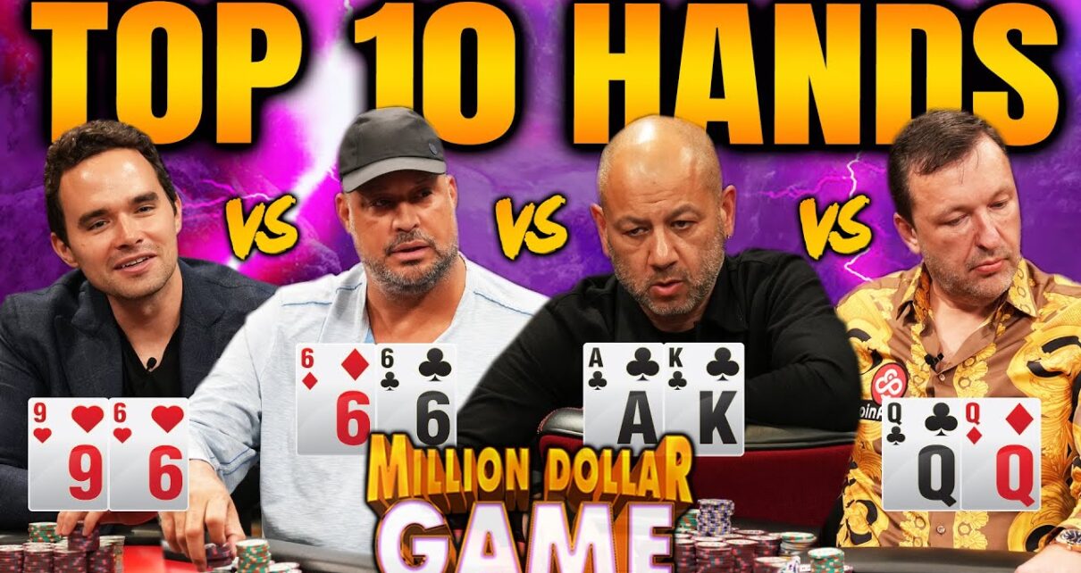 Top 10 Hands of The 1000000 Dollar Game Day 1