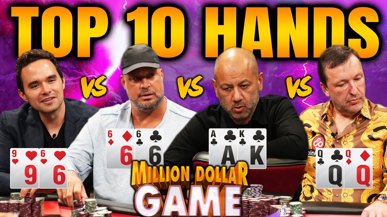 Top 10 Hands of The Million Dollar Game Day 1