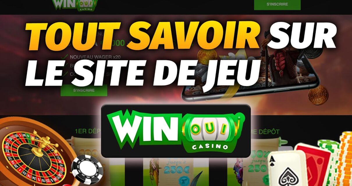 Tout savoir sur WINOUI Casino en ligne ? CaptainCaz avis et Test casino