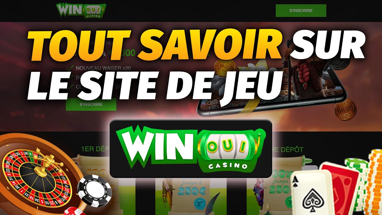 Tout savoir sur WINOUI Casino en ligne ? CaptainCaz avis et Test casino