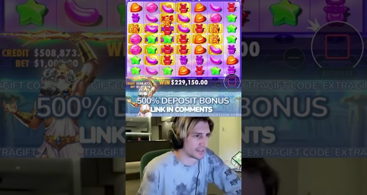 XQC INSANE 0,000 WIN ON SUGAR RUSH