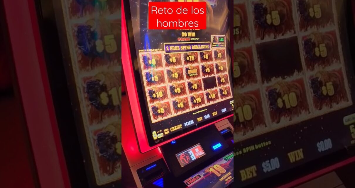 jugando en el casino un reto de parejas #slots #lasvegas #casino  #Buffalo. Link in the comments