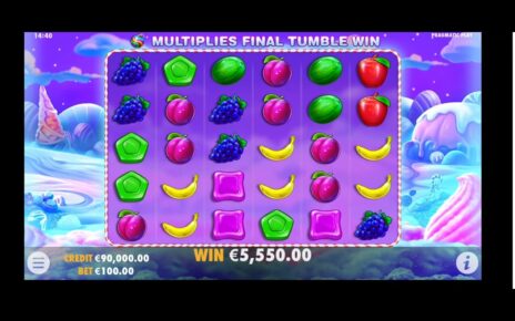 online casino game sweet bonza jackpot win