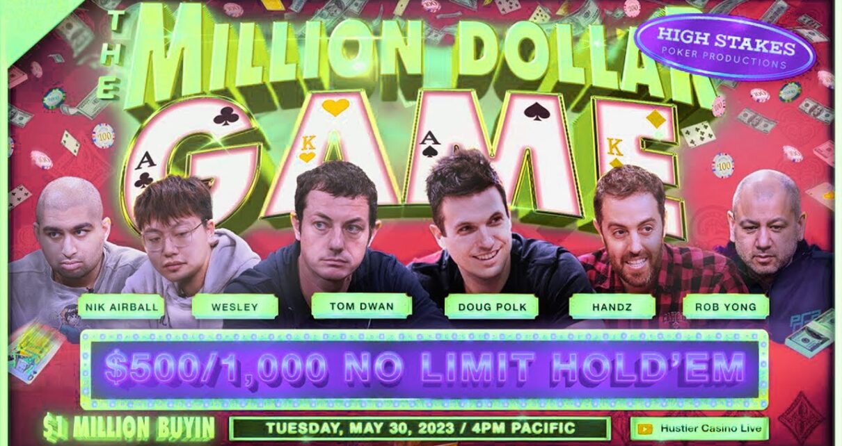 $1 MILLION BUYIN!! Tom Dwan, Doug Polk, Nik Airball - MILLION DOLLAR GAME - PART 2 [REPLAY]