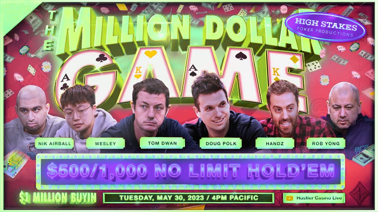 $1 MILLION BUYIN!! Tom Dwan, Doug Polk, Nik Airball - MILLION DOLLAR GAME - PART 2 [REPLAY]