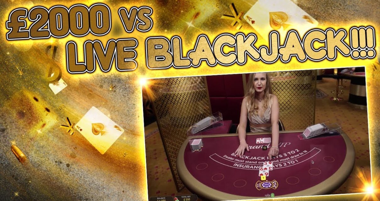 £2,000 ?  Live Blackjack! ♟ Online Casino Session