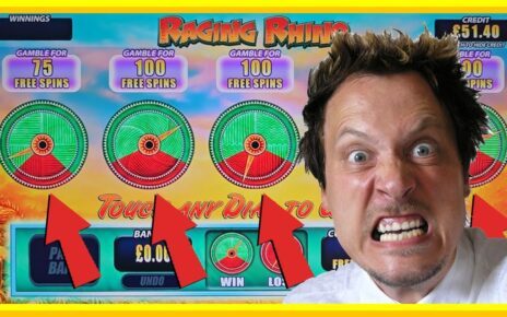 201 Free Spins on Raging Rhino!!! Plus lots of other Slots