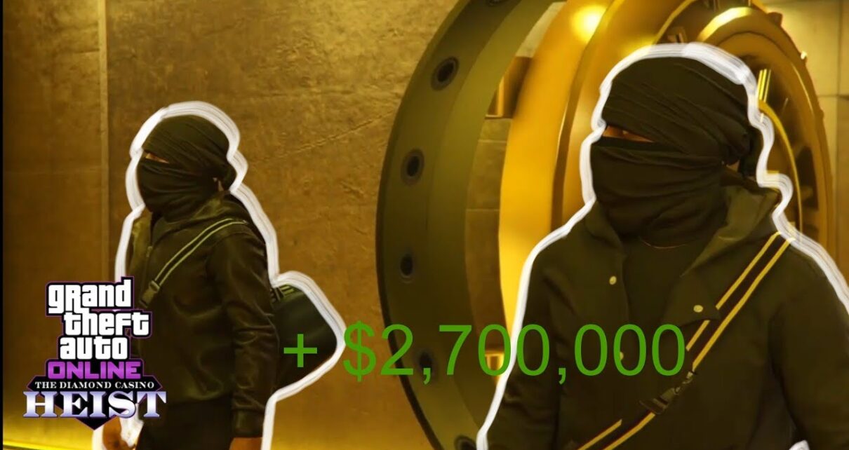 *2,700,000 IN 1 HEIST* (FASTEST & EASIEST)| GTA Online Casino Heist Silent & Sneaky, With Gold