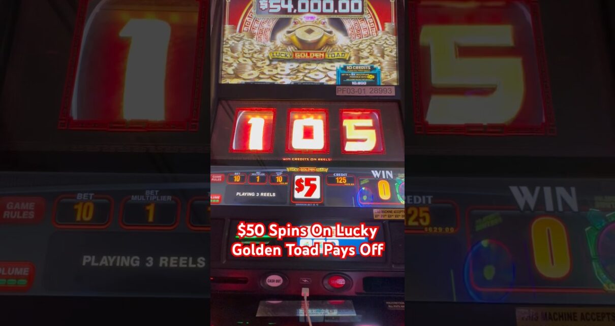  Spins On Lucky Golden Toad