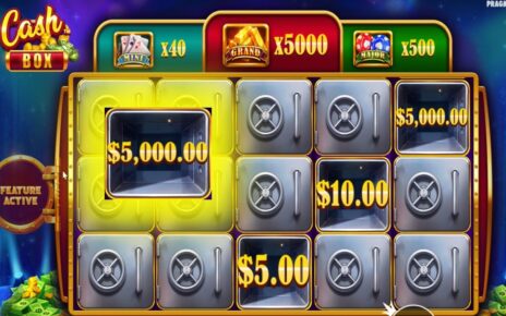 55 FREE SPINS CASH BOX – NEW GAME – BONUS BUY ONLINE CASINO ONLINE SLOT