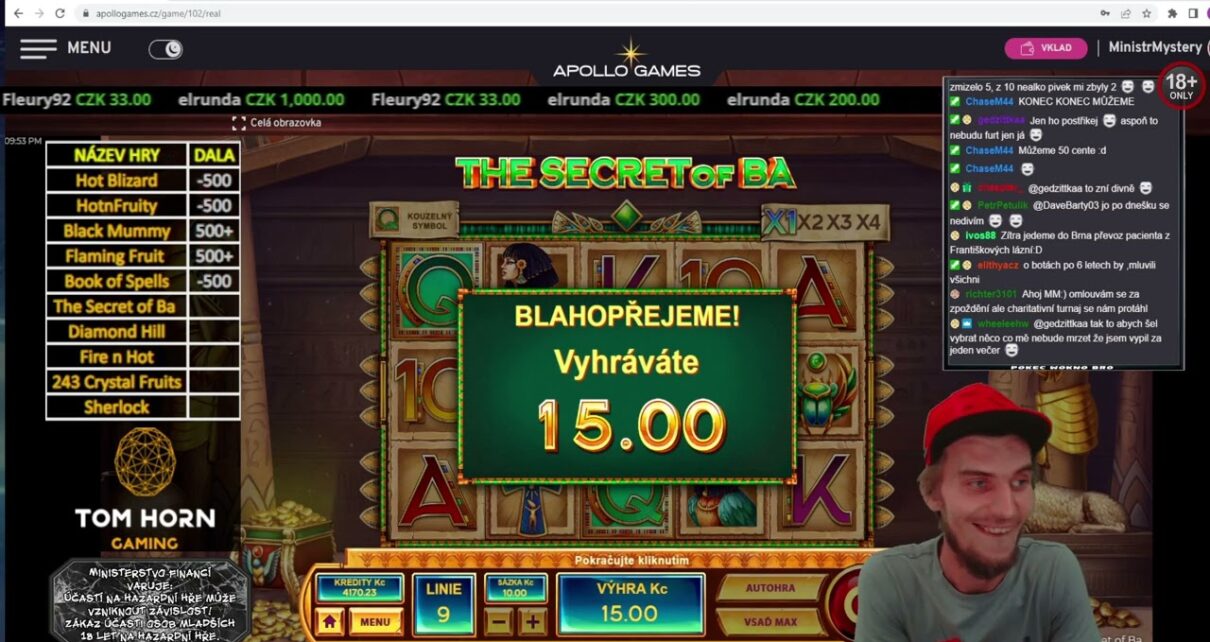 APOLLO GAMES ONLINE CASINO 15.7.2023 • TOM HORN GAMES • MMOMENTS