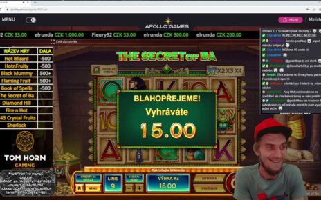 APOLLO GAMES ONLINE CASINO 15.7.2023 • TOM HORN GAMES • MMOMENTS