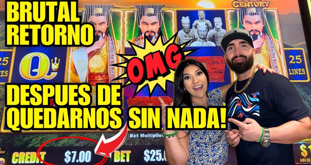? ASÍ SON LAS MÁQUINAS DE CASINOS TE QUITAN Y TE DAN PERO TAMBIEN TE DAN Y TE QUITAN !