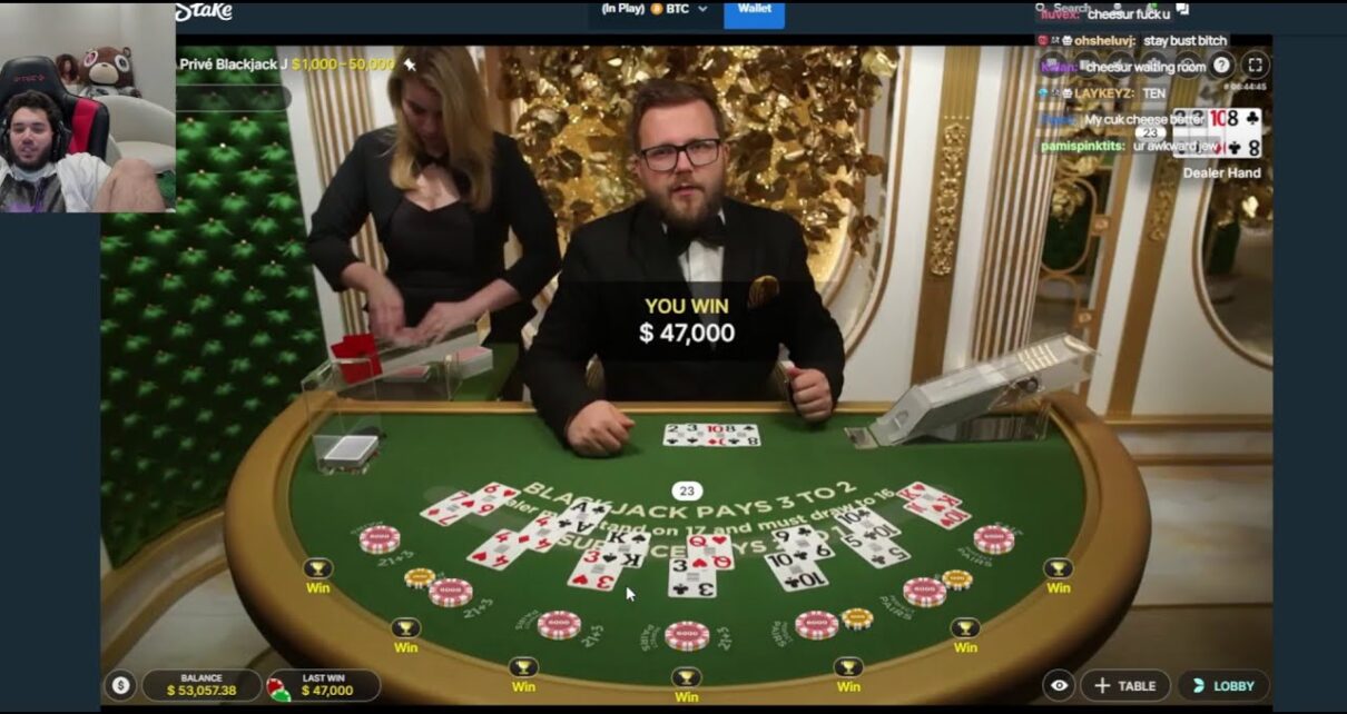 Adin Ross Gets THE IMPOSSIBLE 7 CARD BUST ON BLACKJACK? Online Gambling highlights