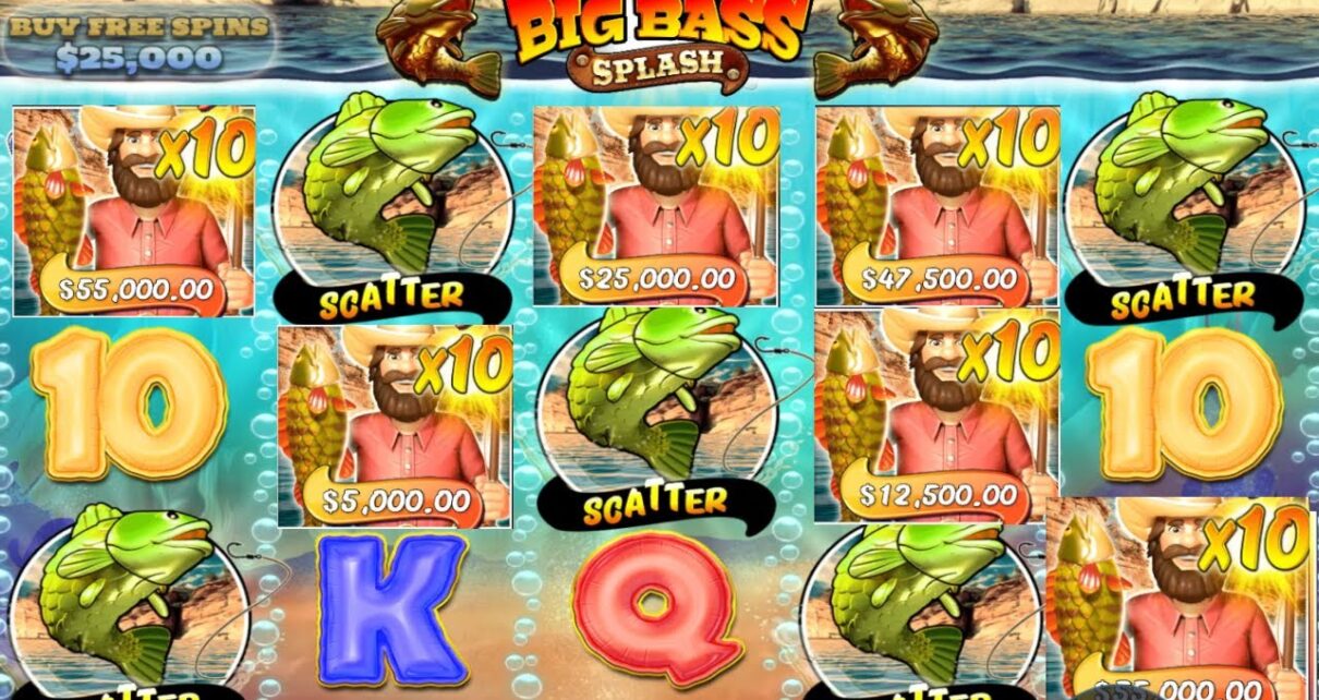BIG BASS SPLASH – 20 FREE SPINS 10X MULTIPLIER EPIC WIN- BONUS BUY ONLINE CASINO ONLINE SLOT