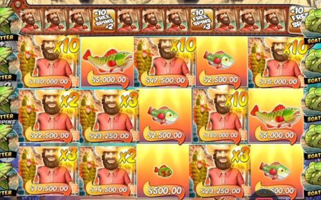 BIG BASS SPLASH 5 SCATTERS 10X MULTI 3X EPIC  WIN – BONUS BUY ONLINE CASINO ONLINE SLOT