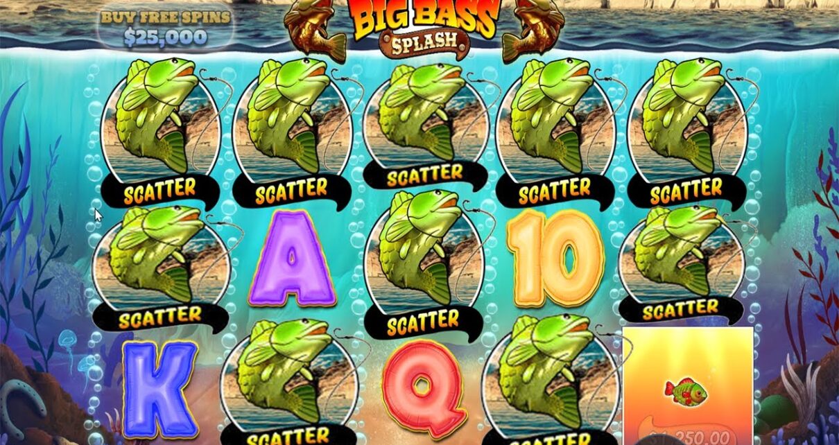 BIG BASS SPLASH GOOD WIN 2X 3X MULTIPLIER – BONUS BUY ONLINE CASINO ONLINE SLOT