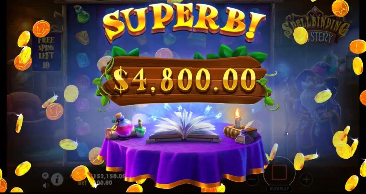 BIG WIN 100K to 0.000 – Spellbinding Mystery | Online Casino Jackpot