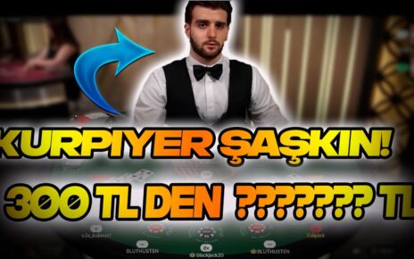 BLACKJACK | 300 ₺ DEN VURGUN! | KASAYI KATLADIK #casino #blackjack #slot #eslipisti