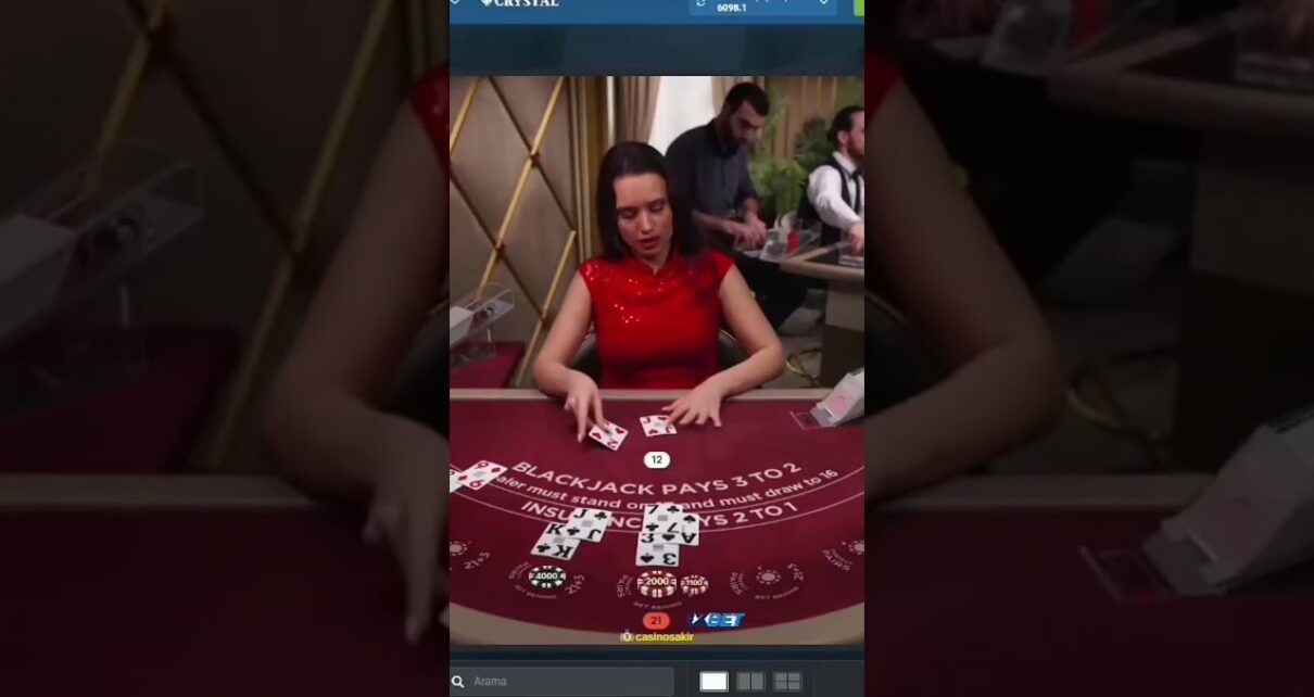 BLACKJACK MÜKEMMEL HİT VE YAN BAHİS! #casino #blackjack #viral #onlinecasino