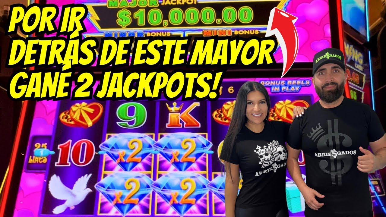 ❤️ BUCANDO EL MAYOR GANÉ 2 JACKPOTS CON PUESTAS DE $25 DOLARES ! #casino