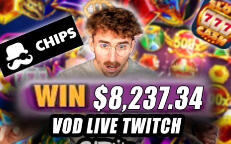 BUMP à 8 000 € sur CHIPS CASINO | VOD Live Twitch