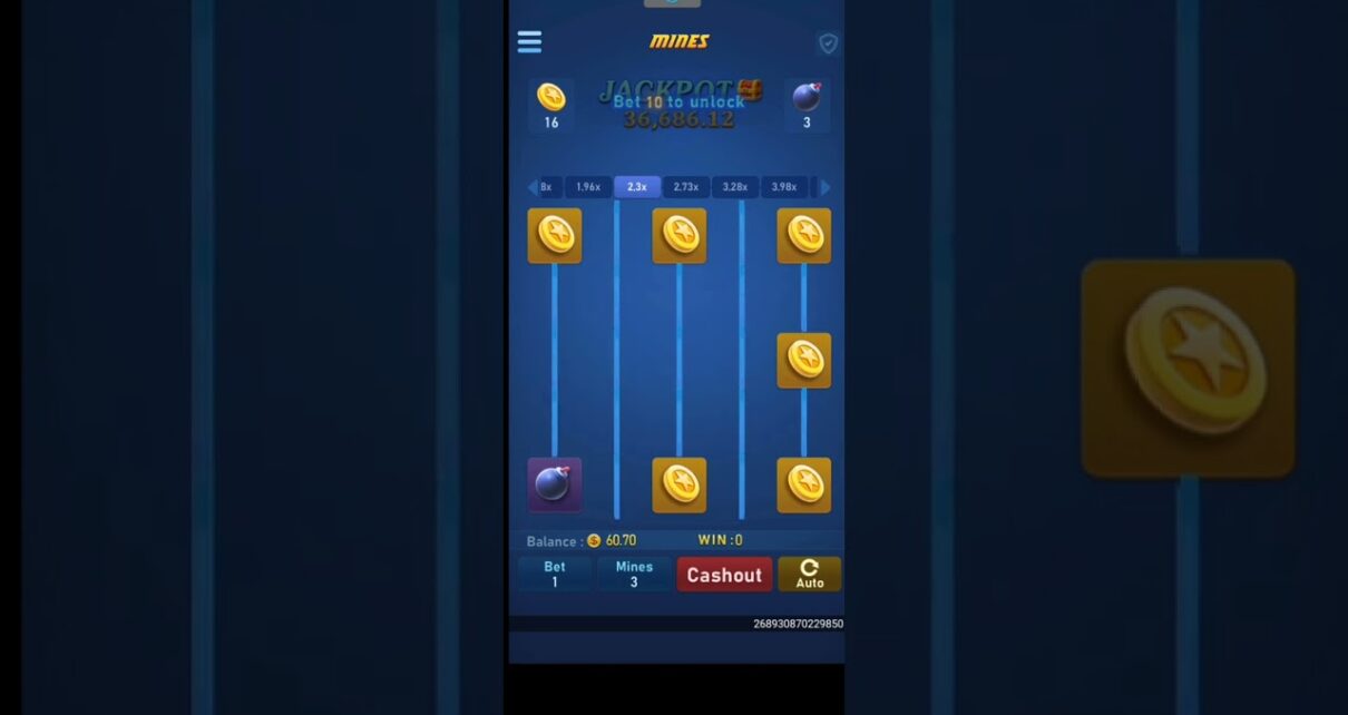 Bomba lahat walang panalo dito sa  mines | online casino