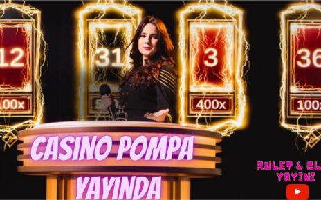 CASİNO POMPA RULET YAYINI / SLOT MAX WİN  HEDEF 1M