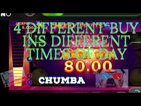 CHUMBA ONLINE CASINO. 4 DIFFERENT BUY INS. ALL DAY PLAY. reckon WHAT HAPPENS