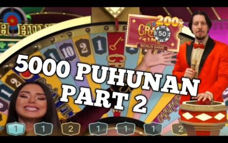 CRAZY TIME 5000 PUHUNAN component subdivision 2 / #EVOLUTION #GAMING #LIVE #CASINO #ONLINE