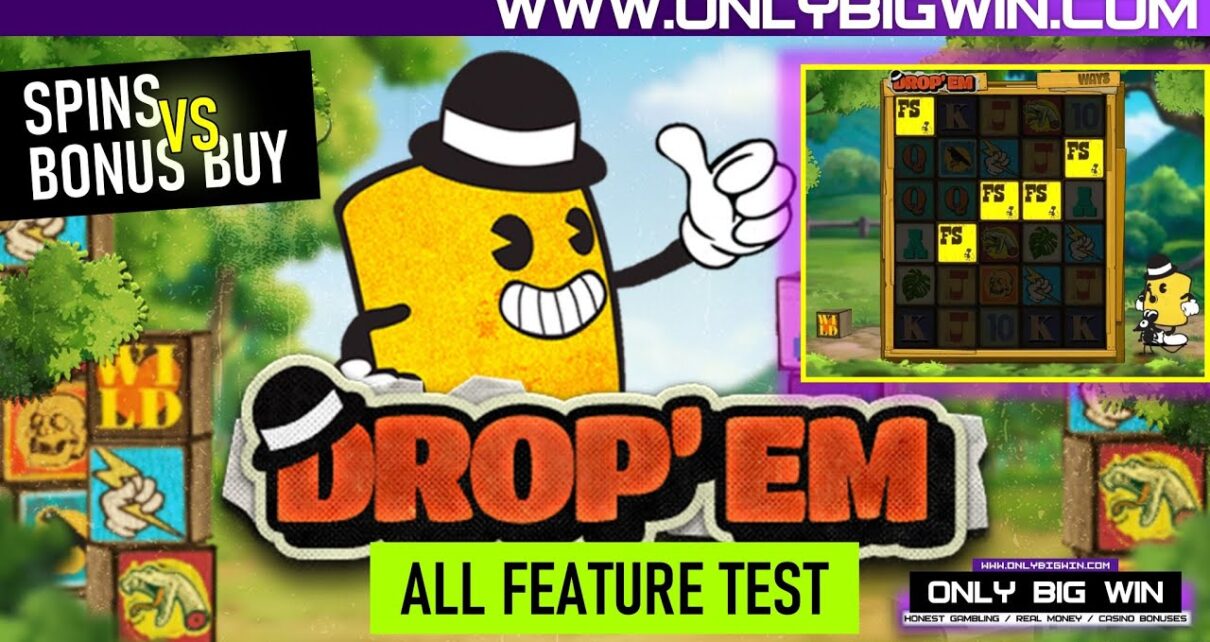 DROP’EM – 5SCATTER SUPER BONUS – All feature Online Casino Slot Test